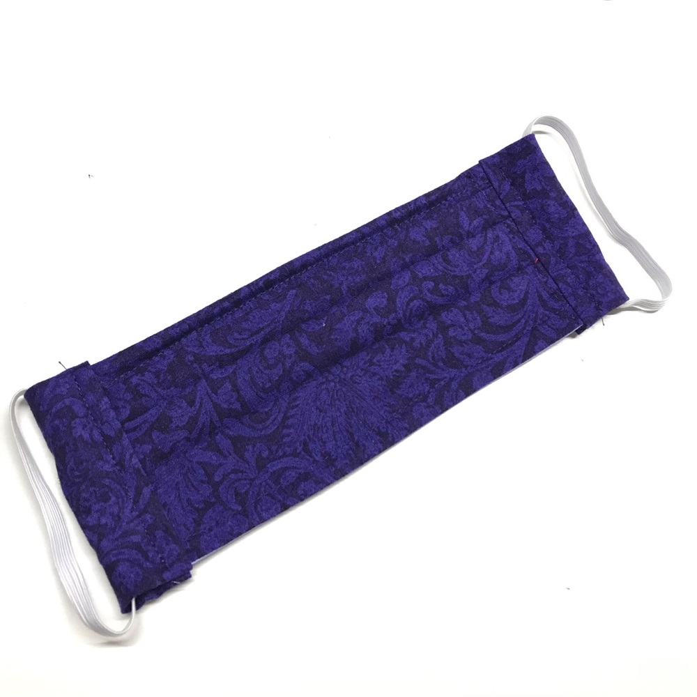 Face mask, face covering, filter pocket purple - Picture 2 of 8
